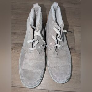 Men's Stio Mid Gray Suede High-Top Shoes